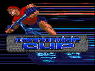 Cannondale Cup title screen for Super Nintendo